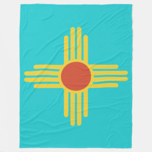 New Mexiko-Kfz-Kennzeichen-Decke Fleecedecke