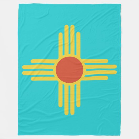 New Mexiko-Kfz-Kennzeichen-Decke Fleecedecke (Vorderseite)