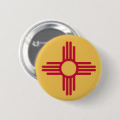 New Mexiko-Knopf Button (Vorne & Hinten)