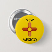 New Mexiko-Knopf Button (Vorne & Hinten)