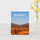 New Mexiko-Landschaft Karte (Gelbe Blume)