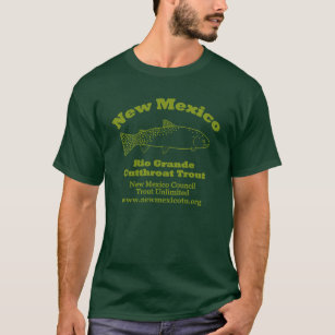 New Mexiko-Rio Grande-halsabschneiderische Forelle T-Shirt