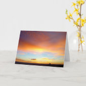 New Mexiko-Sonnenaufgang - inspirierend Karte (Gelbe Blume)