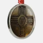 New-Mexiko Staat Zia Silbernes Ornament (Rechts)
