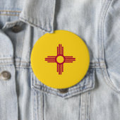 New-Mexiko Staats-Flagge Button (Beispiel)