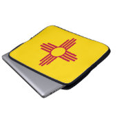 New-Mexiko Staats-Flagge Laptopschutzhülle (Vorne Knopf)