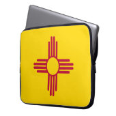 New-Mexiko Staats-Flagge Laptopschutzhülle (Vorderseite Links)