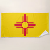 New-Mexiko Staats-Flaggen-Entwurf auf a Strandtuch (Vorderseite)
