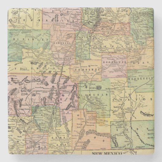 New Mexiko Steinuntersetzer (Vorderseite)