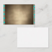 New Mexiko-Türkis-Visitenkarte Santa Fe Stammes- Visitenkarte (Vorne/Hinten)