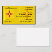 New Mexiko-Visitenkarte Visitenkarte (Vorne/Hinten)