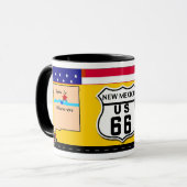 New Mexiko - Weg 66 Tasse (Vorderseite Links)