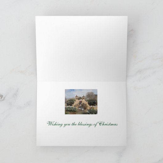 New Mexiko-Weihnachten Feiertagskarte (Innenseite)