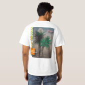 New-Mexiko Yucca-Karten-Shirt F/B T-Shirt (Schwarz voll)