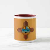 New Mexiko Zia Sunface Tasse (Zentrum)
