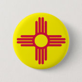 New Mexikoflagge Button (Vorderseite)