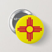 New Mexikoflagge Button (Vorne & Hinten)