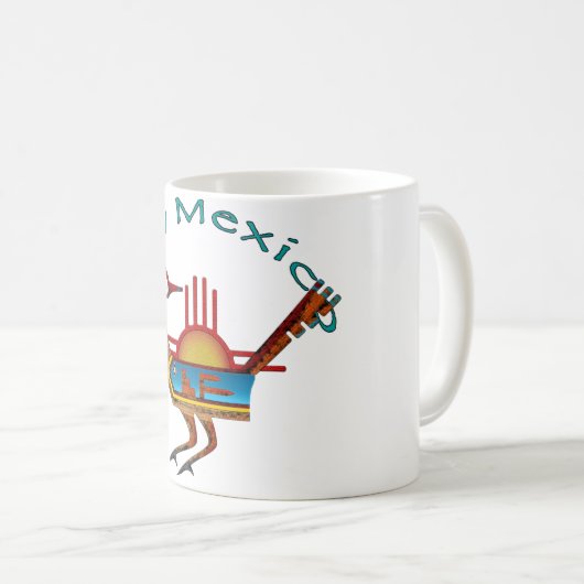 New MexikoRoadrunner Kaffeetasse (VorderseiteRechts)