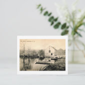 New Mills, Smithtown, Long Island NY Vintag Postkarte (Stehend Vorderseite)