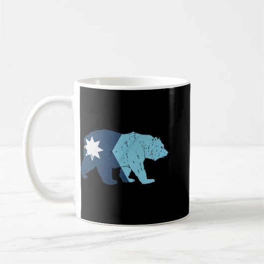 New Minnesota State Flag Bear  Kaffeetasse (Links)