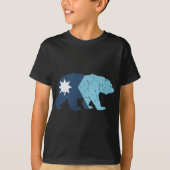 New Minnesota State Flag Bear T-Shirt (Vorderseite)