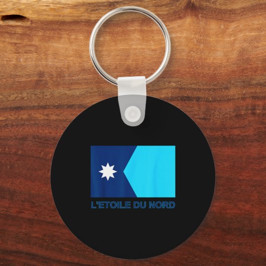 New Minnesota State Flag Mn Star Of The North 2024 Schlüsselanhänger (Vorderseite)