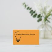 New Modern Electrician Service Business Cards Visitenkarte (Stehend Vorderseite)