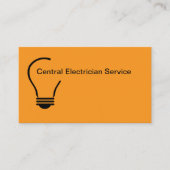 New Modern Electrician Service Business Cards Visitenkarte (Vorderseite)