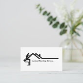 New Modern Roofing Service Business Cards Visitenkarte (Stehend Vorderseite)