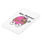 New Mommy Baby Girl Gifts Magnet (Linke Seite)