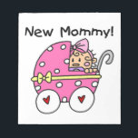 New Mommy Baby Girl Gifts Notizblock<br><div class="desc">Die junge Mutter eines kleinen Mädchens wird dieses niedliche New Mommy Baby Girl Design auf junge Mutter Sake Boxen,  Fliesen,  Ziergegenstände,  Notebooks,  Tasse,  Karten,  Aufklebern,  Porto,  Magneten,  Totensäcken und anderen neuen Mami Bekleidung und Geschenke Liebe geben.</div>