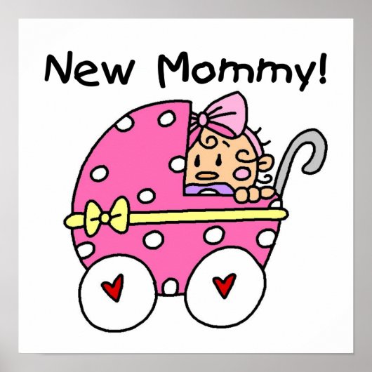 New Mommy Baby Girl Gifts Poster (Vorne)