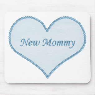 New Mommy Mousepad, blau Mousepad