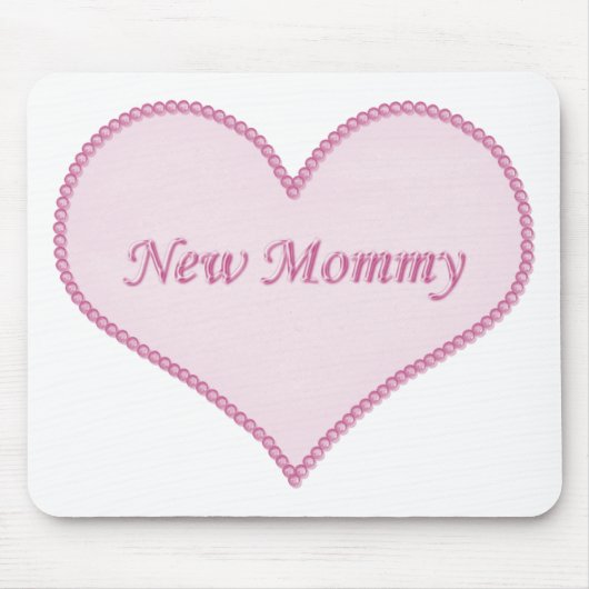 New Mommy Mousepad, Pink Mousepad (Vorne)