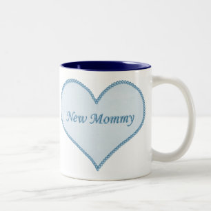 New Mommy Tasse, blau Zweifarbige Tasse