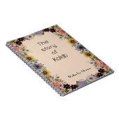 New Mommy's Journal Custom Personalized Spiral Notizblock (Rechte Seite)