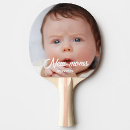 New moms custom baby photo tischtennis schläger