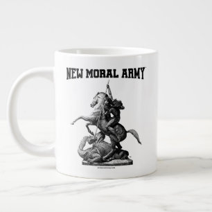 New Moral Army™ St. George & Dragon Logo Jumbo-Tasse