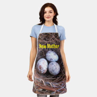 New Mother All-Over Print Apron, Medium Schürze