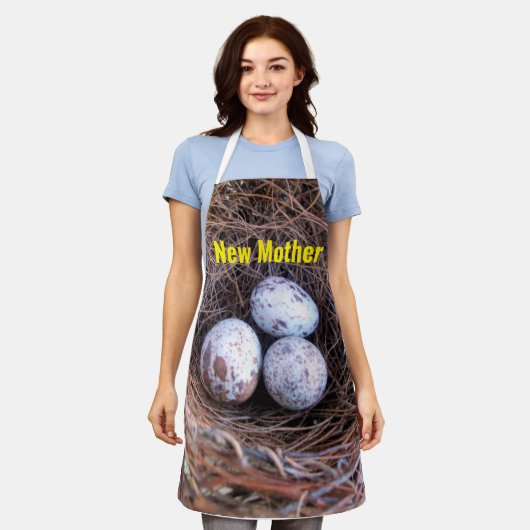 New Mother All-Over Print Apron, Medium Schürze (Getragen)