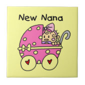 New Nana Baby in Carriage Gips Fliese (Vorderseite)
