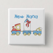 New Nana - Train Tshirts und Geschenke Button (Vorderseite)