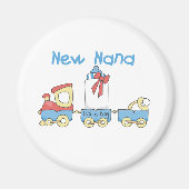 New Nana - Train Tshirts und Geschenke Magnet (Vorne)