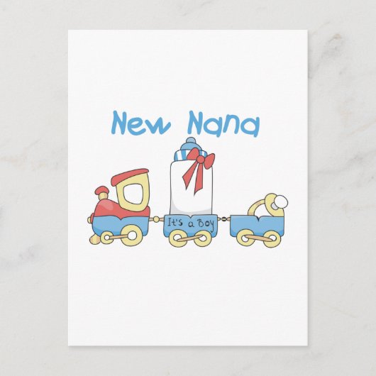 New Nana - Train Tshirts und Geschenke Postkarte (Vorderseite)