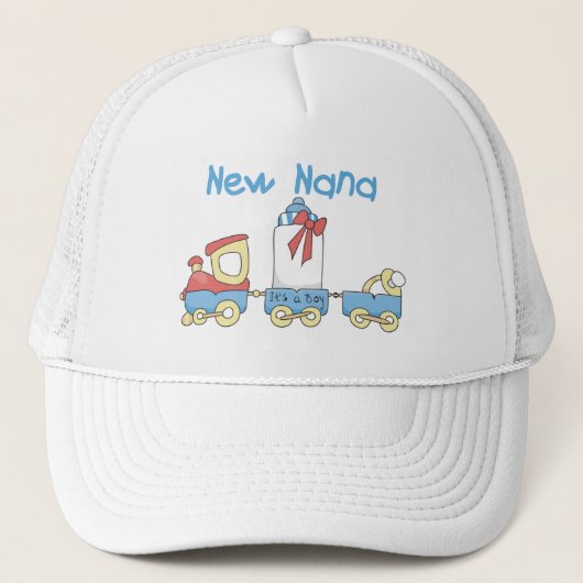 New Nana - Train Tshirts und Geschenke Truckerkappe (Vorderseite)