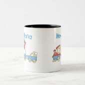 New Nana - Train Tshirts und Geschenke Zweifarbige Tasse (Mittel)