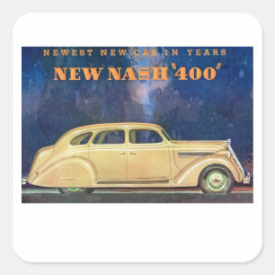 New Nash "400" Quadratischer Aufkleber
