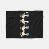 New nurse graduation goose school nursing  fleecedecke (Vorderseite (Horizontal))