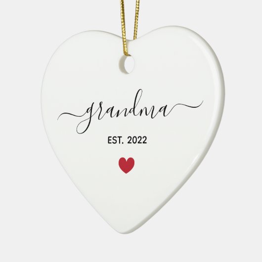 New Oma "est year" Keramik Keramik Ornament (Links)