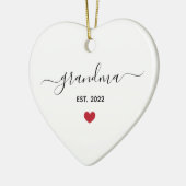 New Oma "est year" Keramik mit Foto Keramik Ornament (Links)